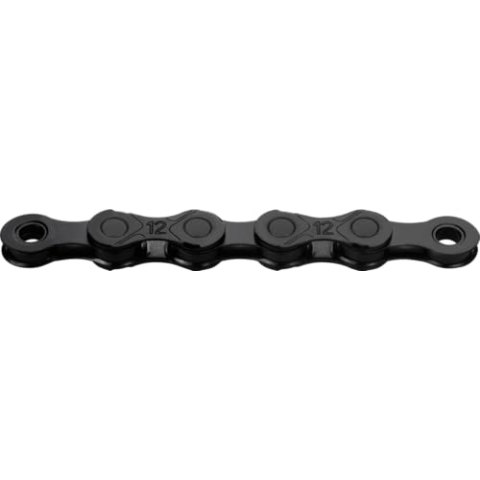 Fahrrad Kette, KMC Fahrradkette, DLC12 WAXED, 1/2" x 11/128", 126 Glieder, 12-fach, leicht, schwarz
