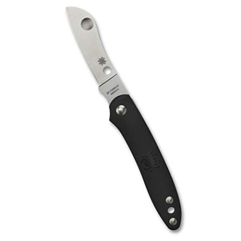 Spyderco Unisex – Erwachsene, Outdoormesser, Klingenlänge: 5.08 cm, Roadie, schwarz, Einheitsgröße, C189PBK