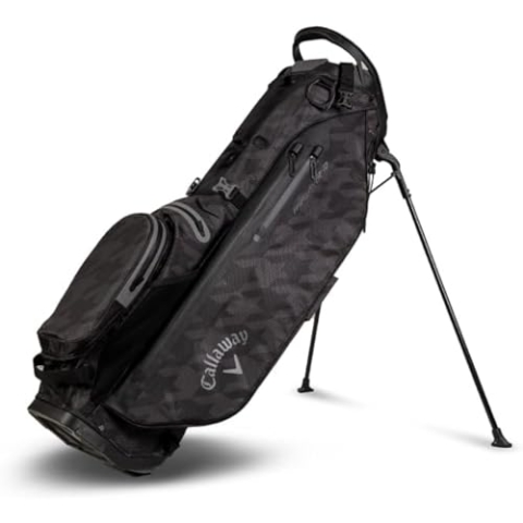 Callaway Golf Fairway C HD Leichte wasserdichte Standtasche 2024, Schwarz Hahnentritt
