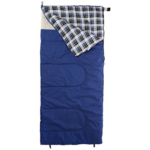 Ferrino Travel 200 blau Deckenschlafsack kompl. zu öffnen, Innenmaterial Baumwolle