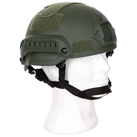 MFH US Helm, MICH 2002", Rails, ABS-Kunststoff (oliv)