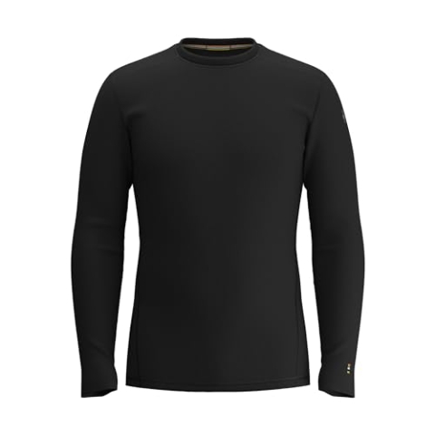 Smartwool Herren Men's Merino 250 Baselayer Crew Boxed Thermal Tops, Black, L