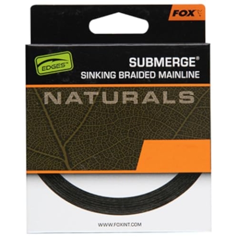 Fox Submerge Naturals Braid - 300m geflochtene Angelschnur, Durchmesser/Tragkraft:0.38mm / 29.5kg / 65lb