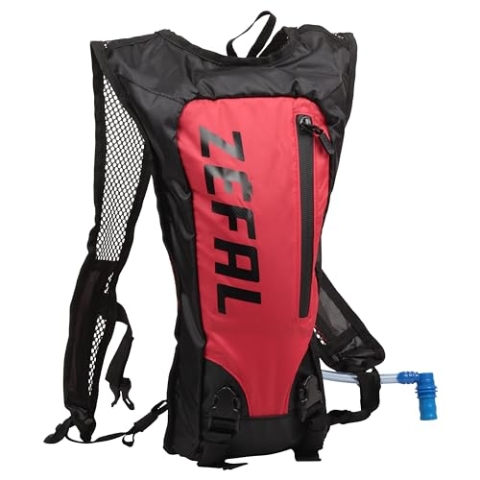 Zéfal Z Hydro Race Hydration Bag, Black/Red, 1L + 1.5L