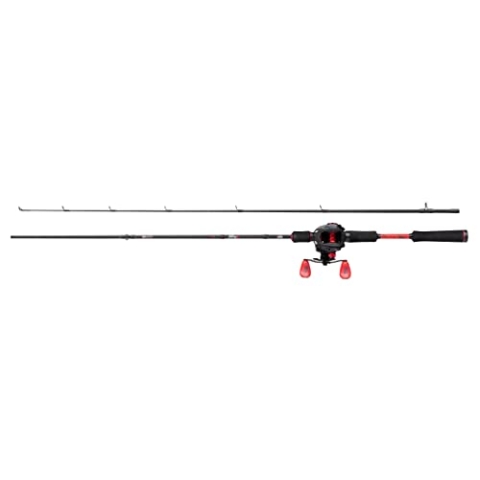 Abu Garcia MAX X Casting Rod and Baitcast Rollen Combo - Raubfischangel-Setup für Hecht, Barsch, Zander