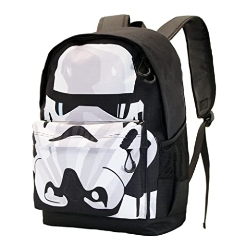 Star Wars Trooper-ECO Rucksack 2.0, Schwarz, 32 x 44 cm, Kapazität 22,5 L