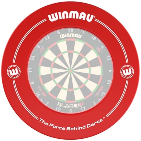 Winmau Printed Red Dartscheibe Surround Suitable for All Winmau Bristle Dartboards