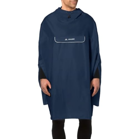 VAUDE Herren Valdipino Poncho, Marine, XL EU