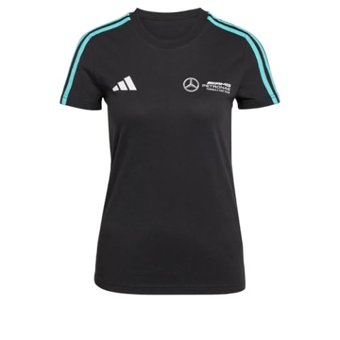 Adidas Damen Mercedes - AMG Petronas Formula ONE Team DNA Tee Women, Black/White, S