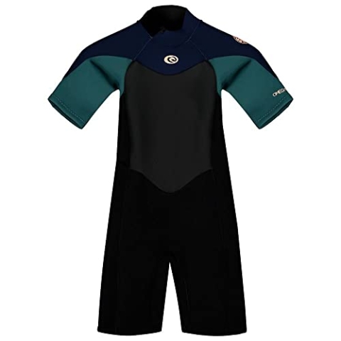Rip Curl Omega 1.5mm Short Sleeve Womens Wetsuit UK 10 Reg Green