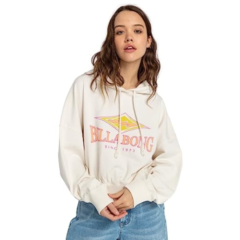 Billabong All Time - Langärmliger Hoodie für Frauen Weiß
