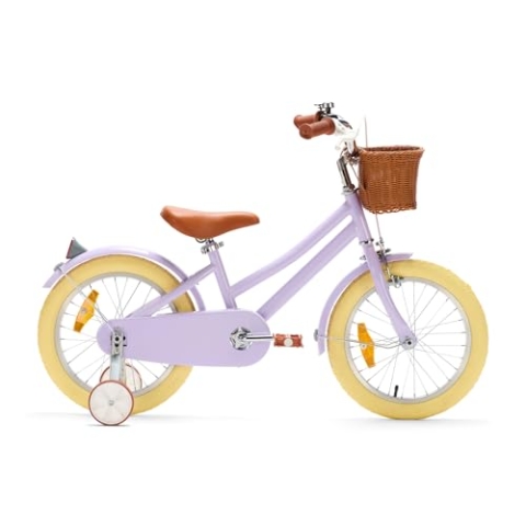 Generation Hip Kinderfahrrad 16 Zoll - Lila - Fahrrad mit Stützrädern für Kinder von 4 bis 6 Jahren