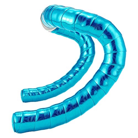 Supacaz Prizmatik Tape – Blau mit blauen Steckern