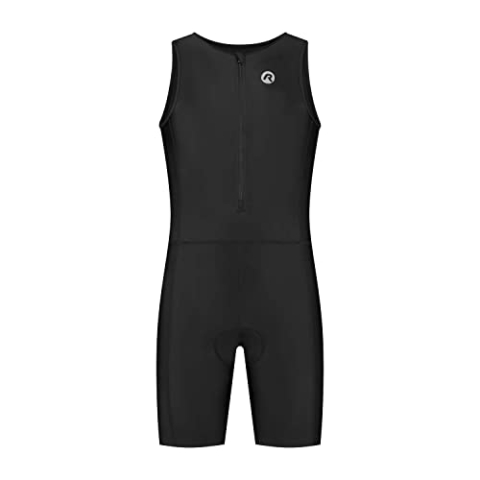 Rogelli Triathlonanzug Unisex für Damen & Herren - Ärmellos, Atmungsaktiv & Schnell Trocknend - Renn-Passform mit Rückentaschen - Florida