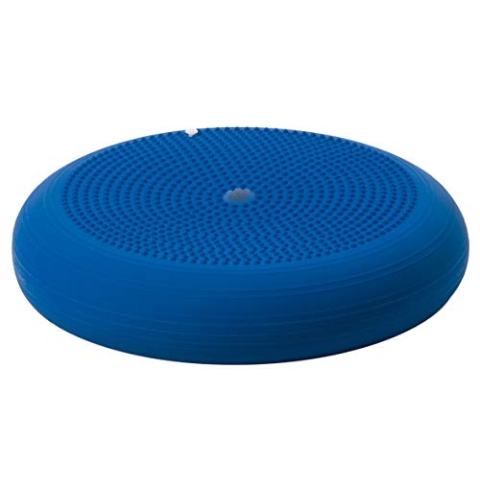 Ballsitzkissen mit Noppen 50 cm GeleichgewichtskissenDynair Ballkissen Level III blau XXL Balancekissen groß für Gleichgewicht Koordination und Stabilität Balance Pad Luftkissen