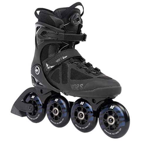 K2 Skates Unisex Inline Skates VO2 S 90 BOA, Black - Night, 30G0132.1.1.065
