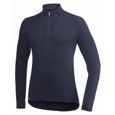 Woolpower 200 Turtleneck Long Sleeve Zipp Shirt Men - Unterwäsche, dunkelblau - M