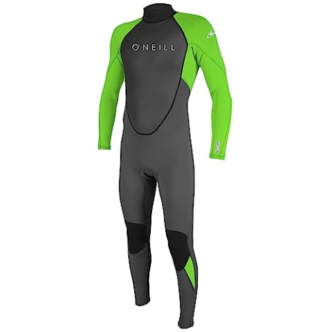 O'Neill Jungen Youth Reactor Wetsuit, Graph/Dayglow, 12