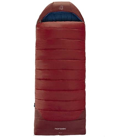 Nordisk Puk -2 Blanket Schlafsack M rot/blau