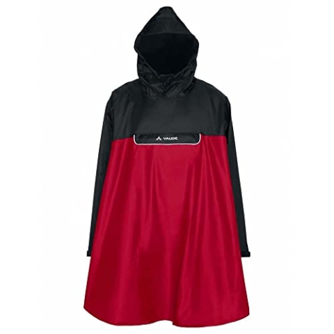 VAUDE Herren Valero Poncho, Indian Red, S EU