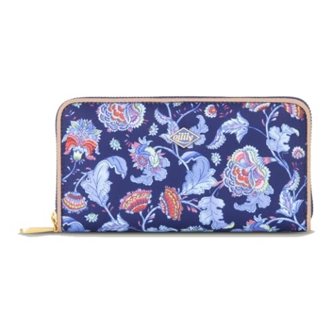 Oilily Zoey Wallet Blue Print