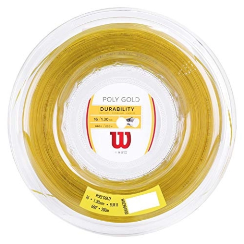 Wilson Tennissaite Poly Gold, Polyester