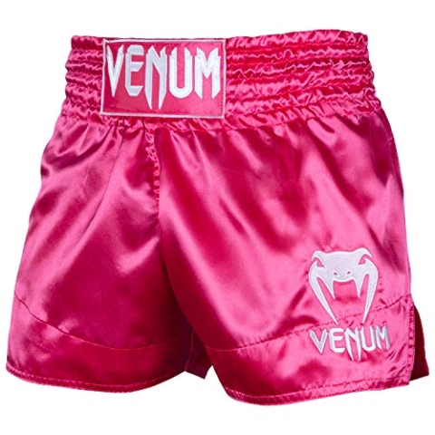 Venum Herren Classic Muay Thaibox Shorts, Rosa/Weiß, S EU