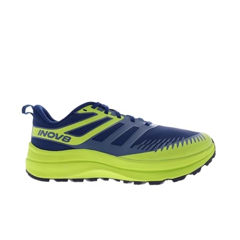 INOV8 Trailfly Max Sneaker für Herren, Blau/Limette/Schwarz, 44 EU