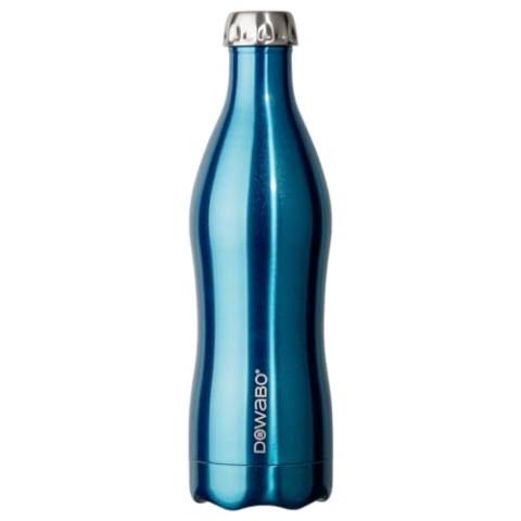 Dowabo Metallic Blue Isolierflasche, 750 ml