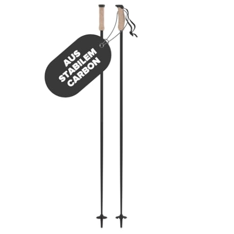 Atomic Unisex-Adult Amt Alpine Poles, Schwarz, 135 EU