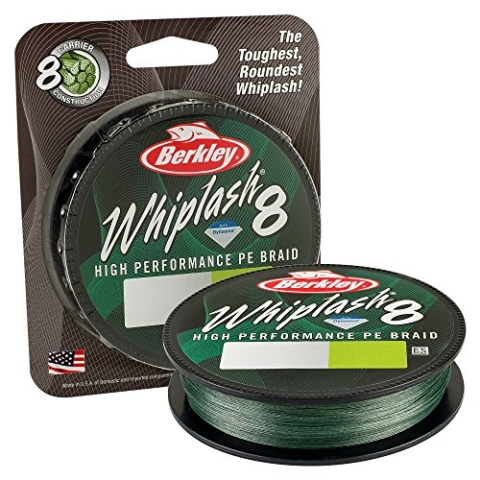 Berkley Whiplash 8 Geflochtene Schnur, Grün