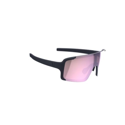 BBB Cycling Fahrradbrille Sportbrille Radsport-Sonnenbrille Herren und Damen Kleinere Passform 100% UV-Schutz Gravelbike Rennrad & MTB Chester Narrow Matt Schwarz Rose BSG-73