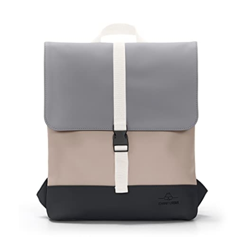 Johnny Urban Rucksack Damen Klein Beige - Ruby - Schlanker Tagesrucksack für City Uni Business - Kleiner Backpack Women mit Laptopfach - Wasserabweisend