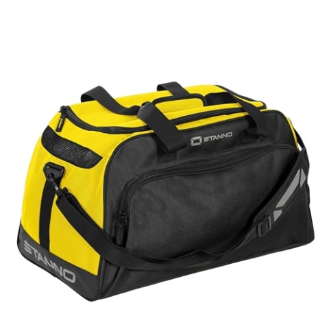 Stanno Sportbag - Merano - Fitness Tasche - Großer Sporttasche und Verstellbarer Schultergurt - Fussballtasche Herren/Damen - Trainingstasche - Gelb - Größe One size