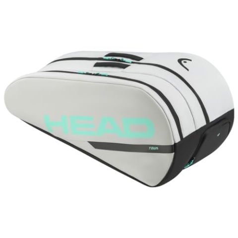 HEAD Unisex-Adult Tour Racket Bag L Tennistasche, Ceramic/Teal, L