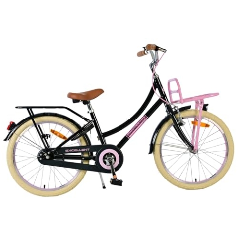 Volare Excellent Kinderfahrrad - Mädchen - 20 Zoll - Schwarz