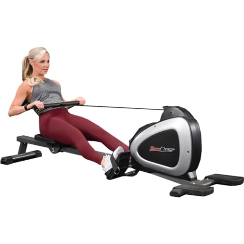 Fitness Reality 1000 Plus Bluetooth Rudergerät mit magnetischem Widerstand, optionalen Ganzkörperübungen und kostenloser App