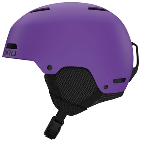 Giro Crue Kids Skihelm - Snowboardhelm für Jugend, Jungen & Mädchen - Lila Matt - S (52-55,5 cm)