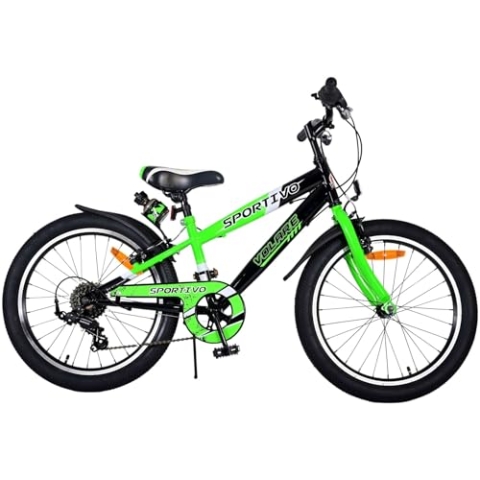 Volare Sportivo Kinderfahrrad - Jungen - 20 Zoll - Grün - 6 Gänge