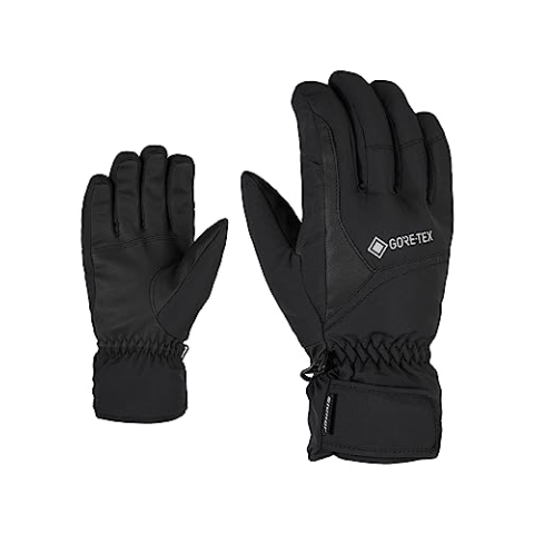 Ziener Erwachsene GARWEN GTX Ski-Handschuhe/Wintersport | Wasserdicht, Atmungsaktiv, Gore-tex, Black, 10.5