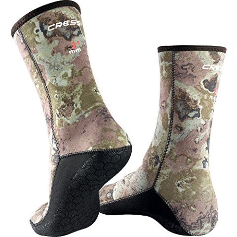Cressi Erwachsene Socken Socks Camou Tracina, Camouflage, L, LX433203