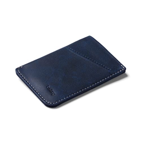 Bellroy Card Sleeve, schlanke Lederbörse (max. 8 Karten Plus Scheine) - Ocean