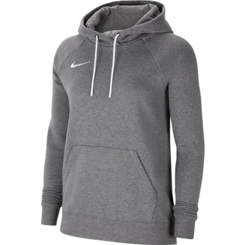 Nike Damen Park 20 Kapuzenpullover, Kohle Heathr/Weiss/Weiss, M EU