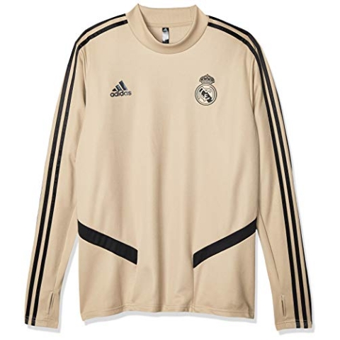adidas Herren REAL TR TOP Sweatshirt, Oronat/Negro, XS