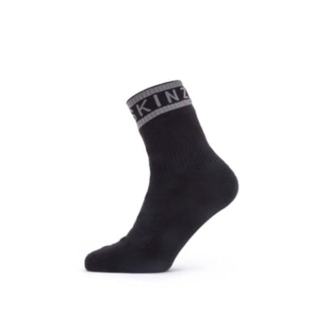 SealSkinz Mautby Waterproof Warm Weather Ankle Length Sock with Hydrostop Black
