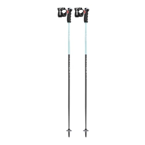 LEKI Damen Artena Airfoil 3D Skistöcke, Anthracite-Turquoise-White, 110CM