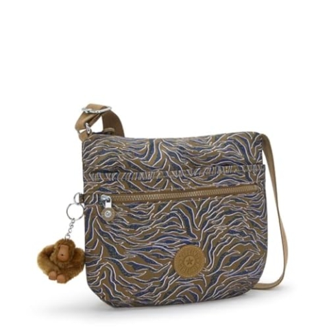 Kipling ARTO, Mittelgroße Umhängetasche, 4 x 80 x 38 cm, Undersea Leaves (GRÜN)