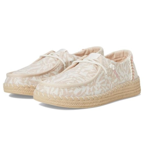 Hey Dude Damen Wendy Espadrille Ret pale pink/white Gr. 42