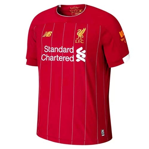 New Balance Offizielles Heimtrikot Liverpool FC, Saison 2019/20, für Herren, Kurzarmshirt M rot