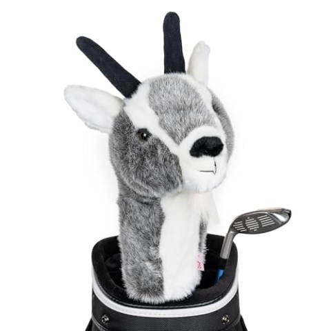 Daphne's Headcovers Goat Golfschlägerhaube, grau